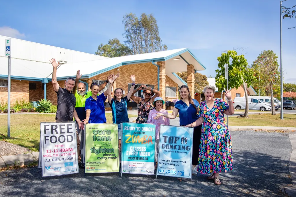OMR Property supporting local community initiatives and fitness classes at Westside Community Care