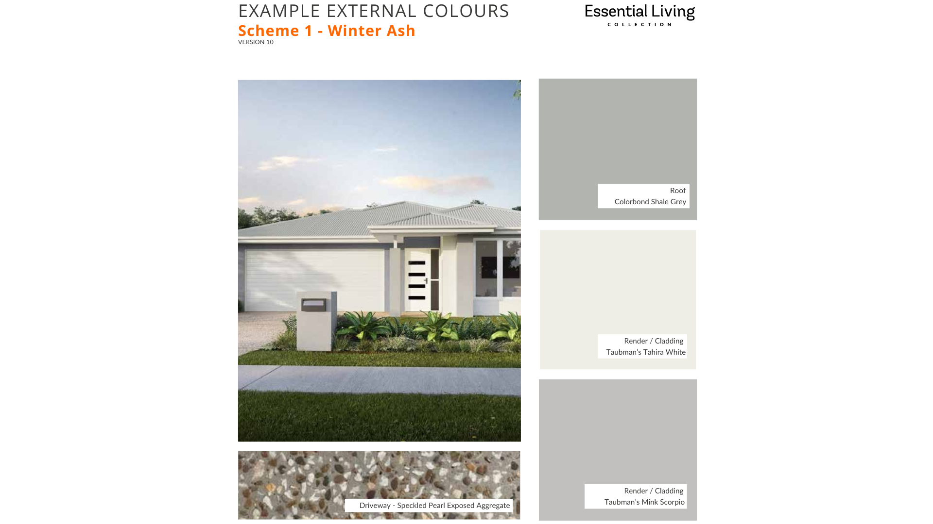 Lot 4 Pallara - Prominence The Grange External Colours