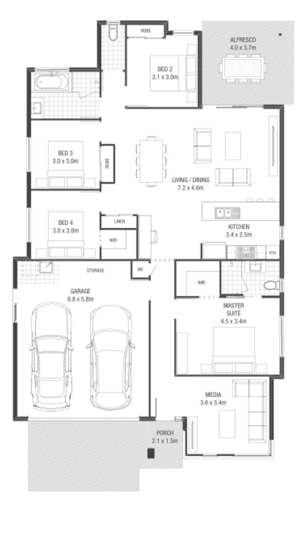 Lot 4 Pallara - Prominence The Grange Floor Plan