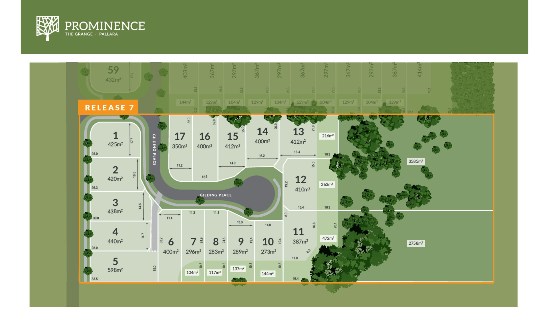 Lot 4 Pallara - Prominence The Grange Map