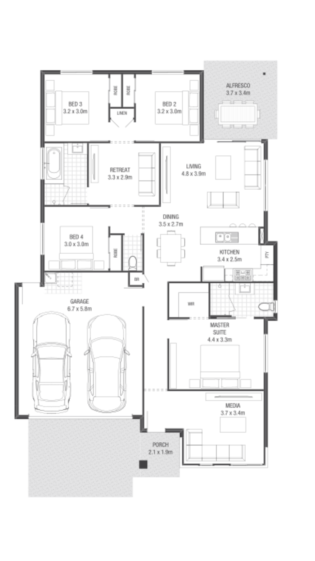 Lot 5 Prominenece - The Grange (Floor Plan)